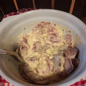 Varkenstong in vinaigrette